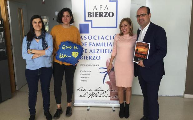El candidato del PP a la Alcaldía de Ponferrada compromete la «colaboración activa» del Ayuntamiento en su visita a la sede de AFA Bierzo