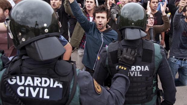 Los GRS de León, en el juicio del 'procès': «Recibimos patadas, puñetazos y arañazos»