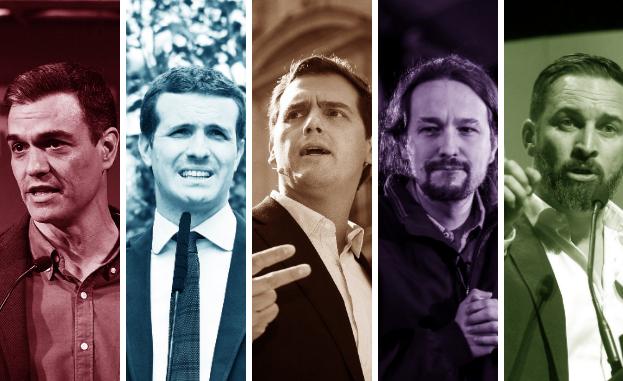 Los candidatos muestran sus cartas sin esperar a la campaña