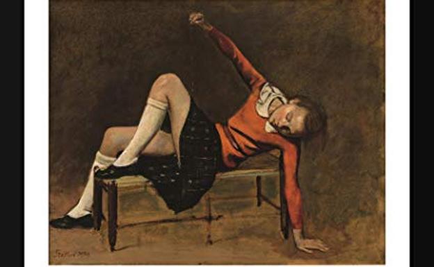 Sale a la venta un retrato de musa infantil de Balthus