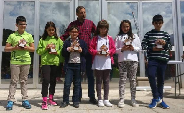 Tres leoneses suben al podio en el Campeonato de Castilla y León de Ajedrez sub-10