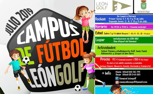 Un campus multideporte para los niños en León Golf