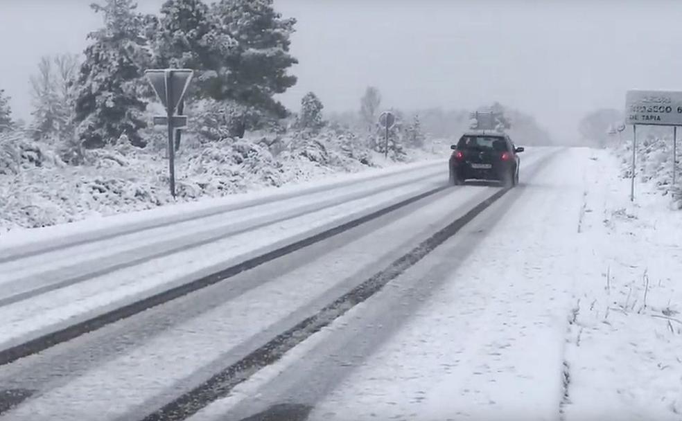 Nieve y frío: el invierno vuelve a León