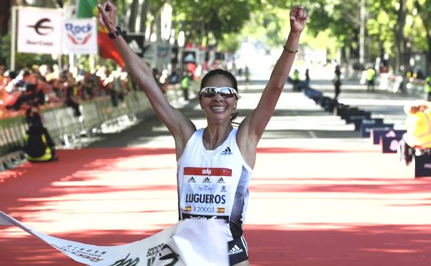 Estreno inmaculado de Nuria Lugueros en la media maratón: 'marcón' y victoria en Madrid