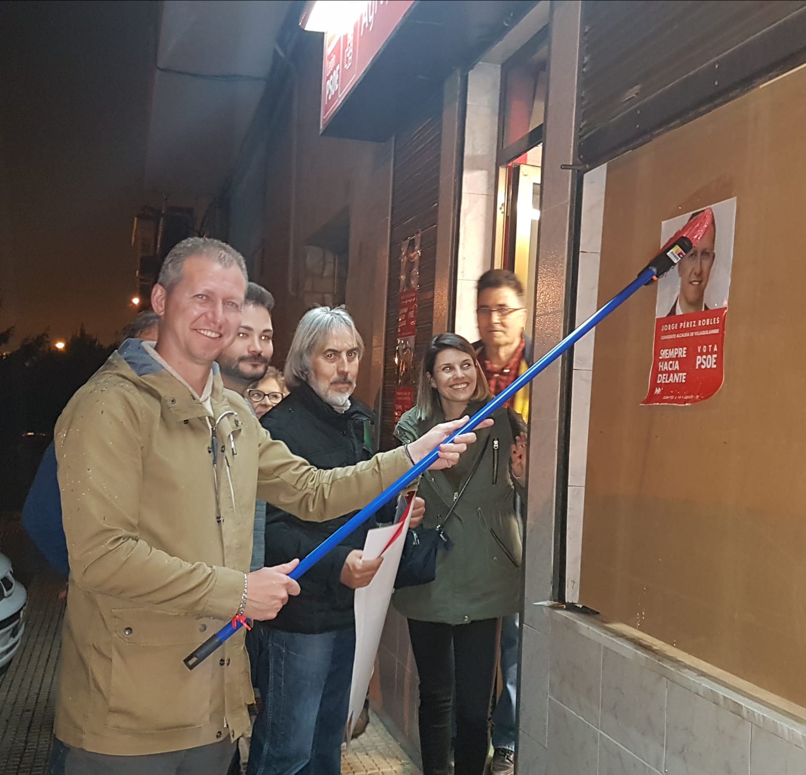 Inicio de campaña del PSOE en Villaquilambre