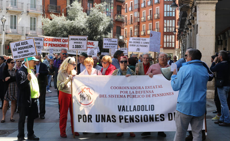 Una marcha reclama en Valladolid que ninguna pensión esté por debajo de los 735 euros