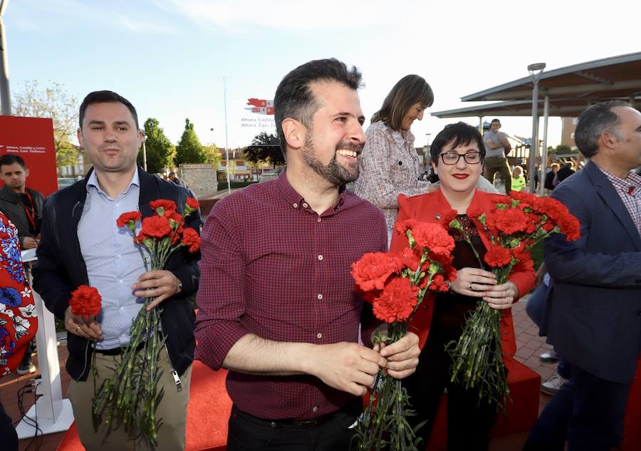 Luis Tudanca defiende que con el PSOE la Junta «saldrá de los despachos» y dejará de ser «el padre que tutela»