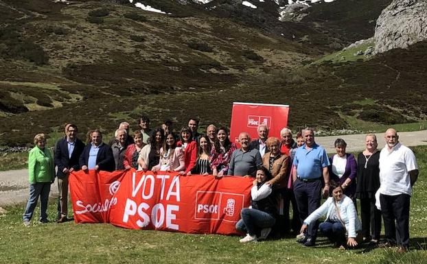 Nuria Rubio preside la presentación de los candidatos del PSOE en el Curueño