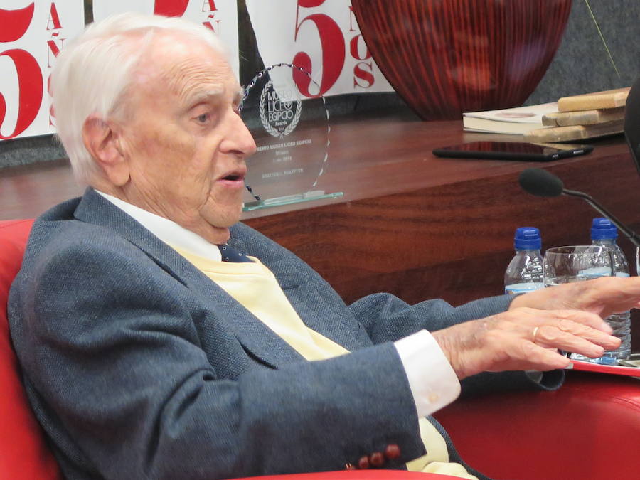 Cristóbal Halffter recoge el premio Museo Liceo Egipcio de la Música