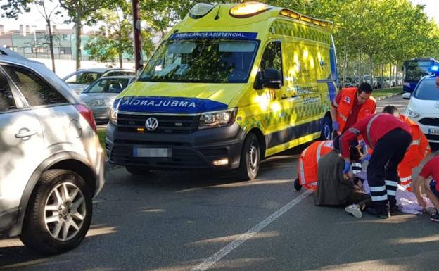 Herida una niña de 11 años en un atropello a la puerta de un colegio de Valladolid