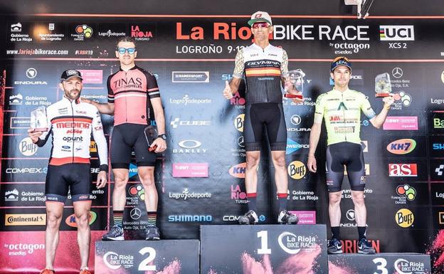 Iñaki Villalain finaliza tercero La Rioja Bike Race