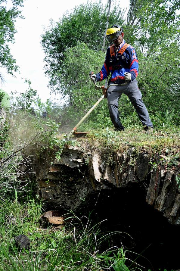 Concluye la recuperación del tramo Palacios-La Bañeza de la calzada romana que unía Astorga y Zaragoza