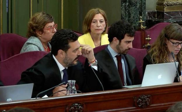 Forcadell deja claro en el Supremo que no quiere inmolarse en el altar independentista