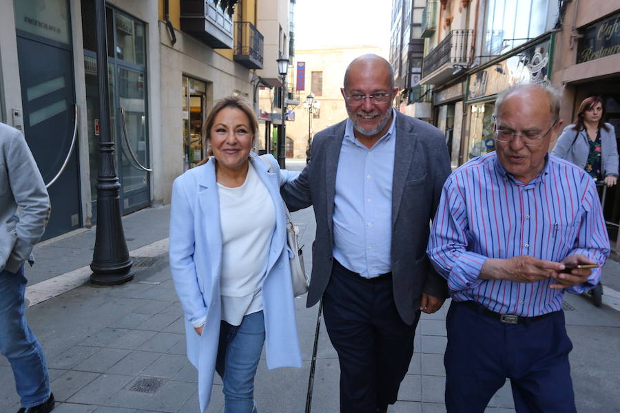 Francisco Igea con Rosa Valdeón en Zamora