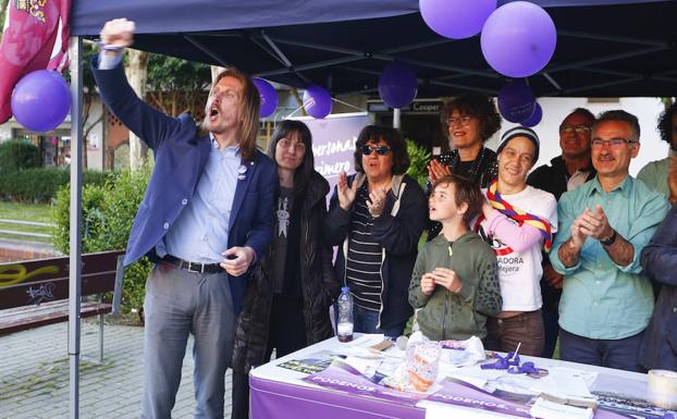 Pablo Fernández adapta el lema de la militancia socialista para la comunidad: «Con Igea no»