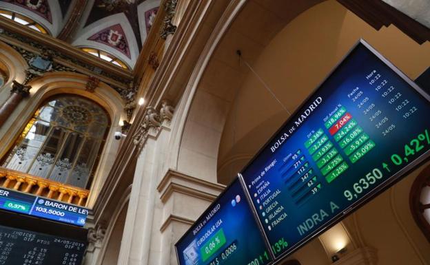 El Ibex-35 mantiene el rebote al cierre, pero deja escapar los 9.200 puntos