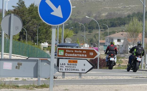 Alto riesgo en las rutas moteras de Ávila