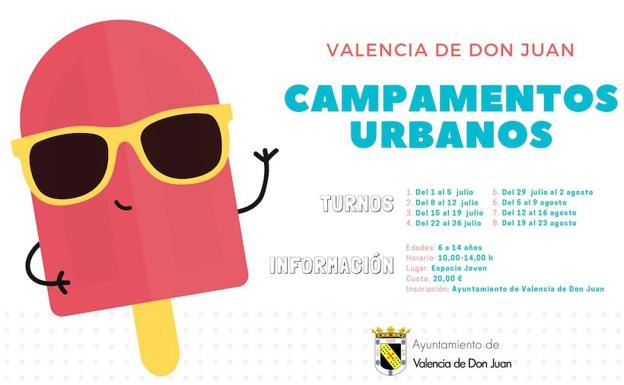 Los campamentos urbanos y el espacio joven marcan el verano en Valencia de Don Juan