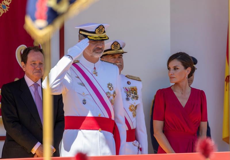 Los Reyes presiden el día de las Fuerzas Armadas
