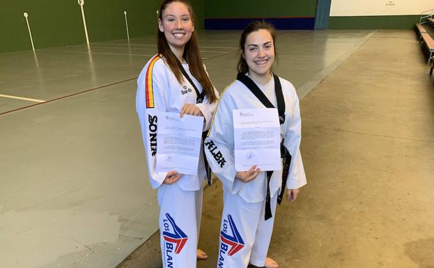 Sonia Roldán y Alba Del Pozo, premiadas por la Junta