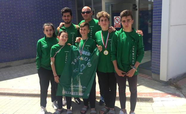 Dos oros y una plata para el Taekwondo Valderas en el Campeonato de Castilla y León