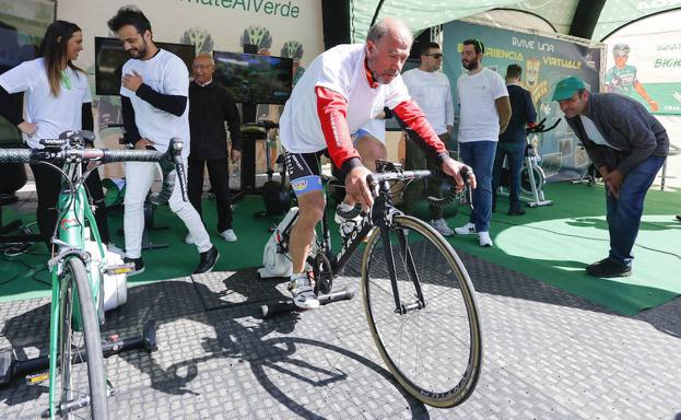 León solidaria consigue 2,2 toneladas de alimentos en el Proyecto 'Bicicleta Solidaria de Caja Rural-Seguros RGA'