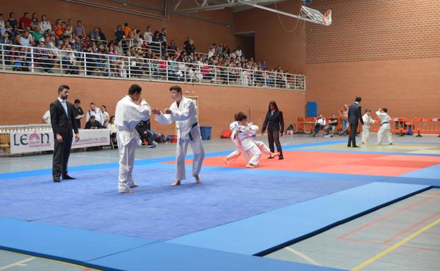 Más de 300 judokas participan en el 51 Trofeo de Judo Ciudad de León
