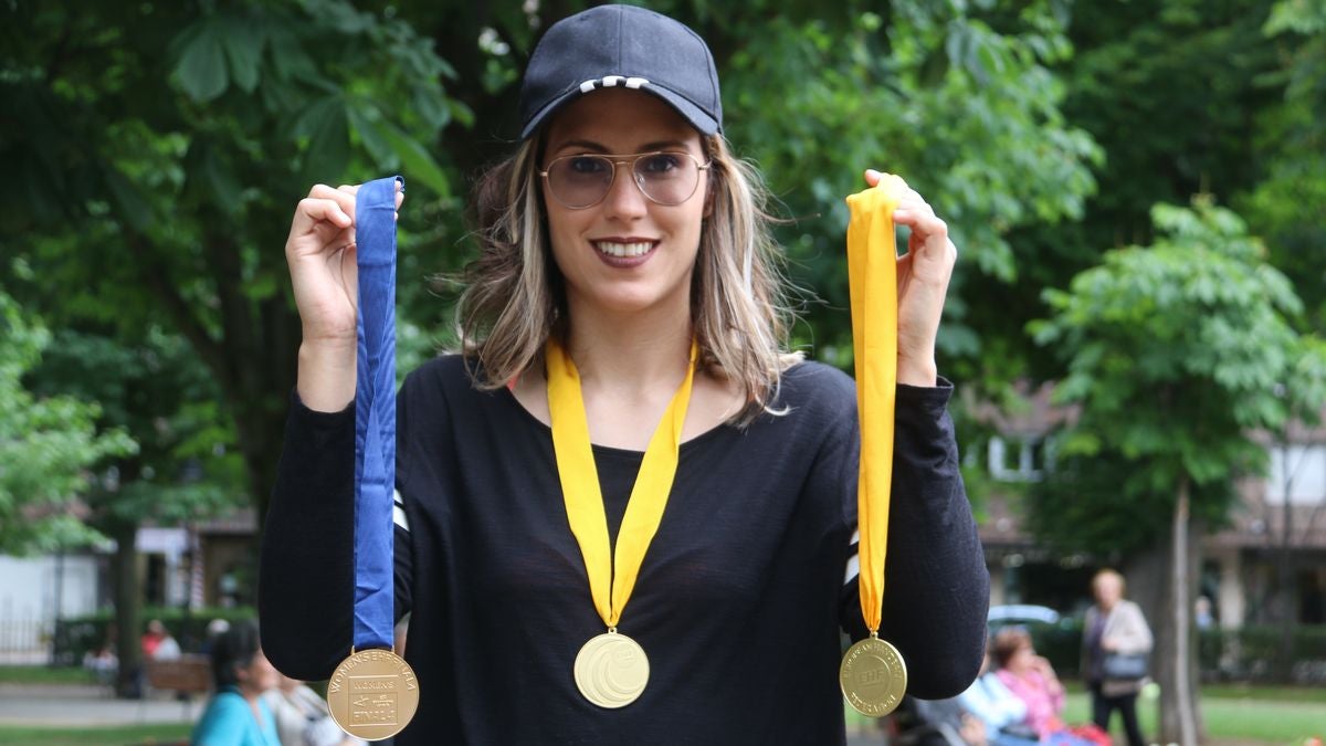 Mireya González, la 'reina' leonesa de Europa