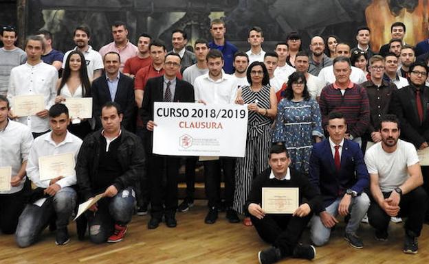 El cierre de curso en el centro de formación de La Robla, impulso para nuevas matriculaciones