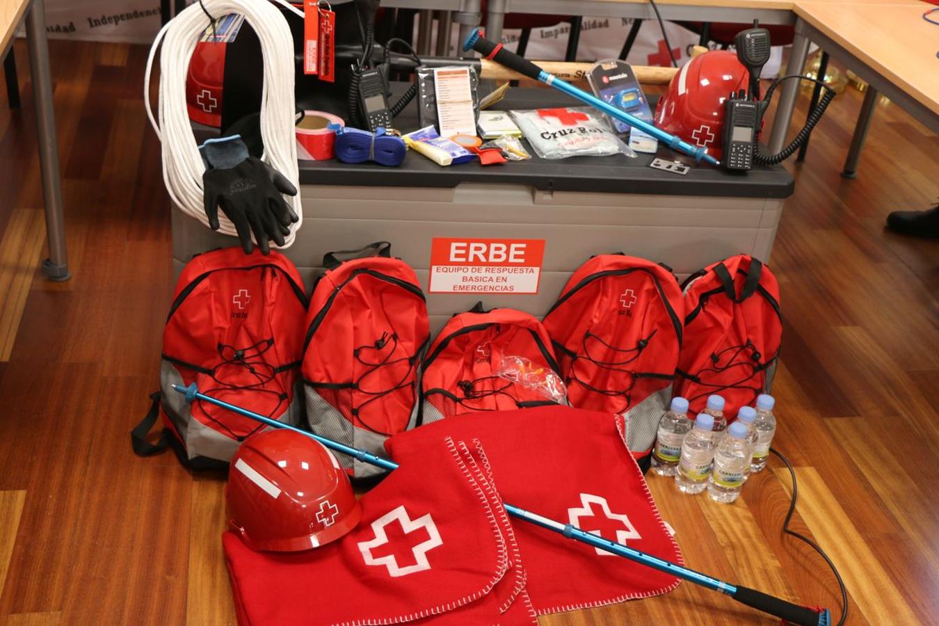 Presentación de los Equipos de Respuesta Básica en Emergencias de la Cruz Roja