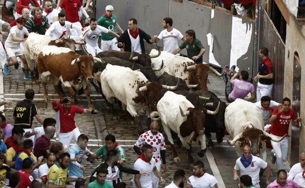 Un encierro de cabestros más que de toros