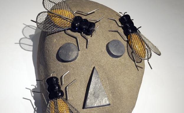 La 'piedra' del leonés Jonás Pérez y de Eduardo Arroyo cuentan su historia en Gijón