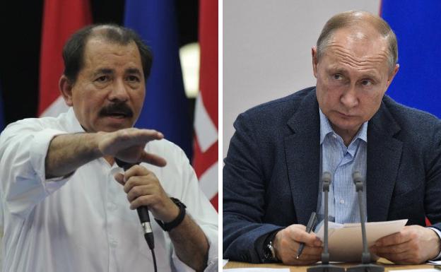 Putin le dice a Ortega que puede contar siempre con la ayuda de Rusia