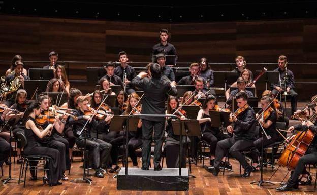 La Joven Orquesta Leonesa llega a Soria retratada en 50 fotografías