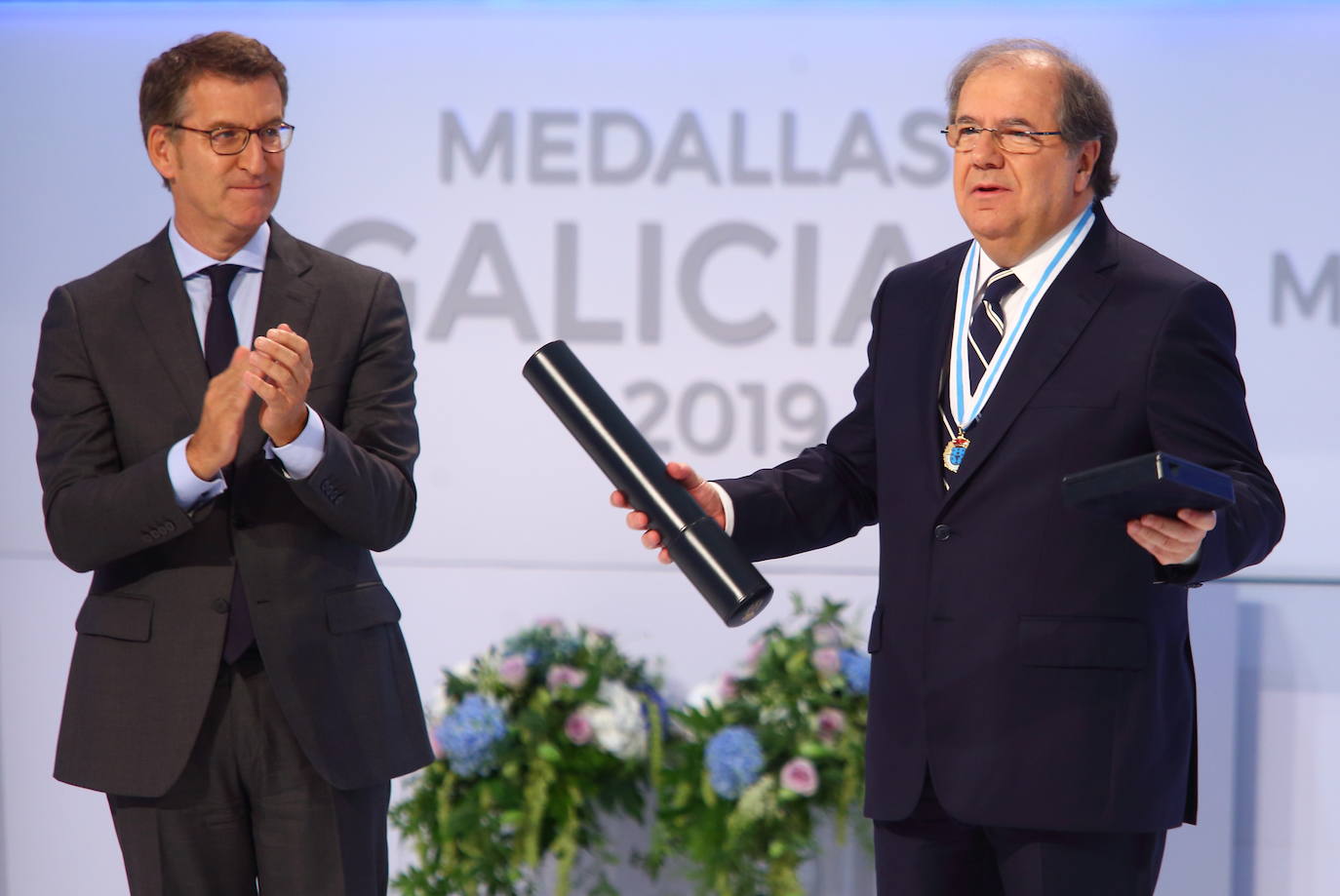 Juan Vicente Herrera recibe la Medalla de Oro de Galicia