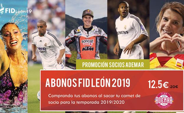 Hazte socio del Ademar y consigue tus abonos del FID León a un precio único