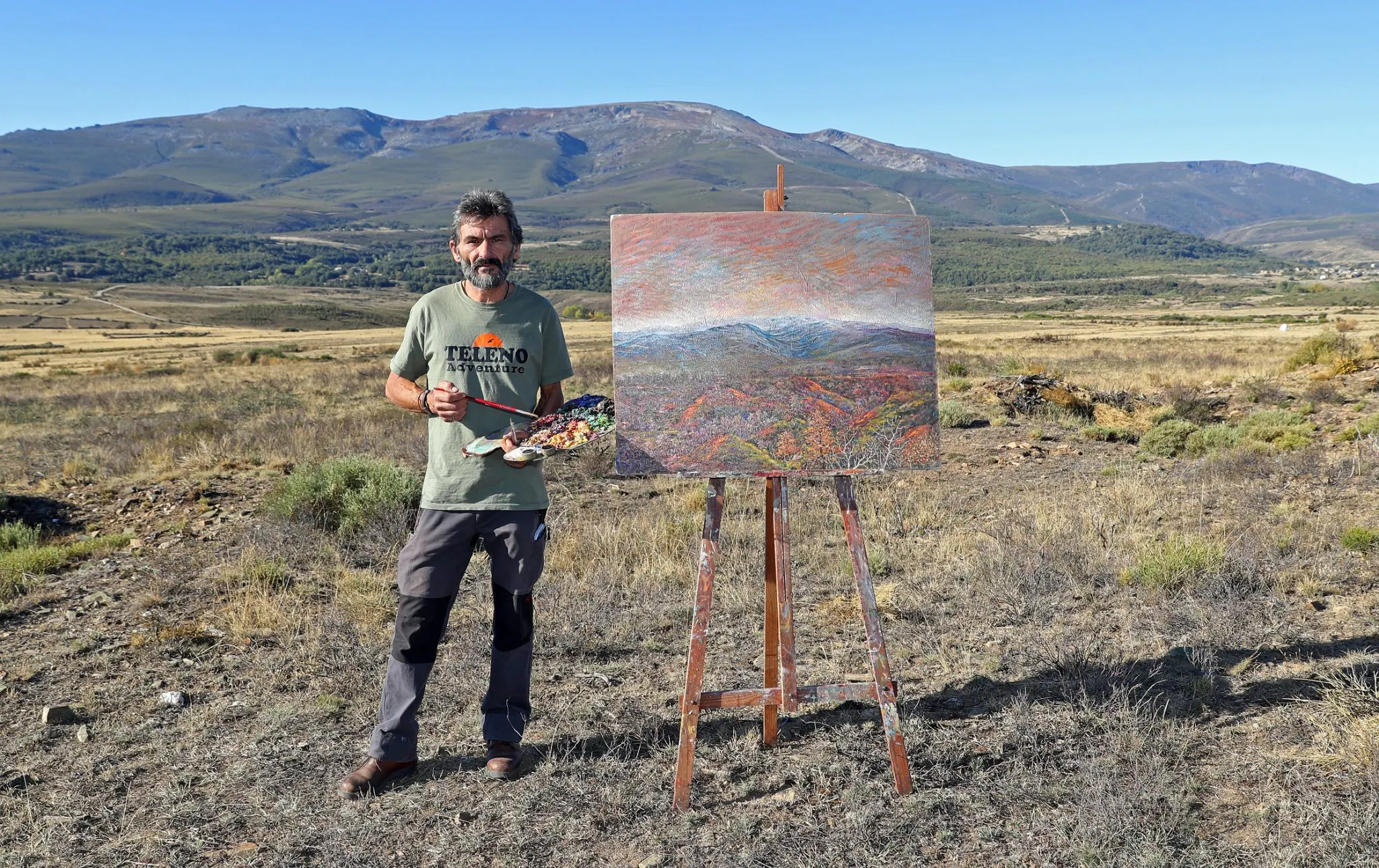 El pintor Luis Antonio Alonso recibirá la insignia de oro del grupo de acción local Montañas del Teleno