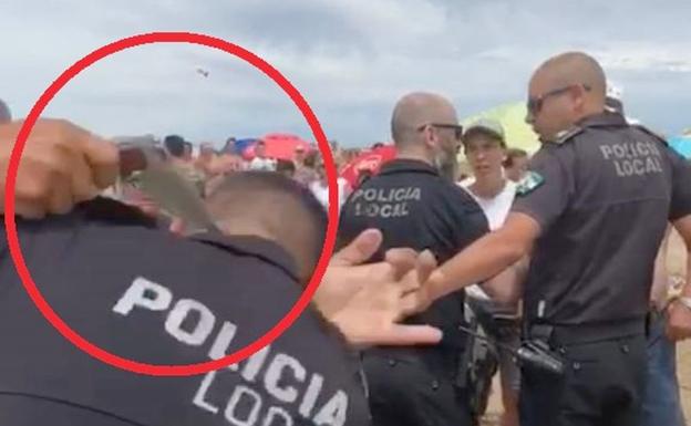 Un vendedor ambulante apuñala al jefe de la Policía Local de Punta Umbría