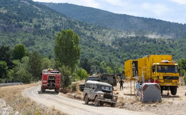 La Junta declara controlado el incendio de La Granja y bajará el nivel de peligrosidad a cero