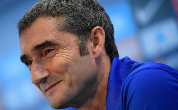 Valverde: «Estoy muy contento con la plantilla que tengo»