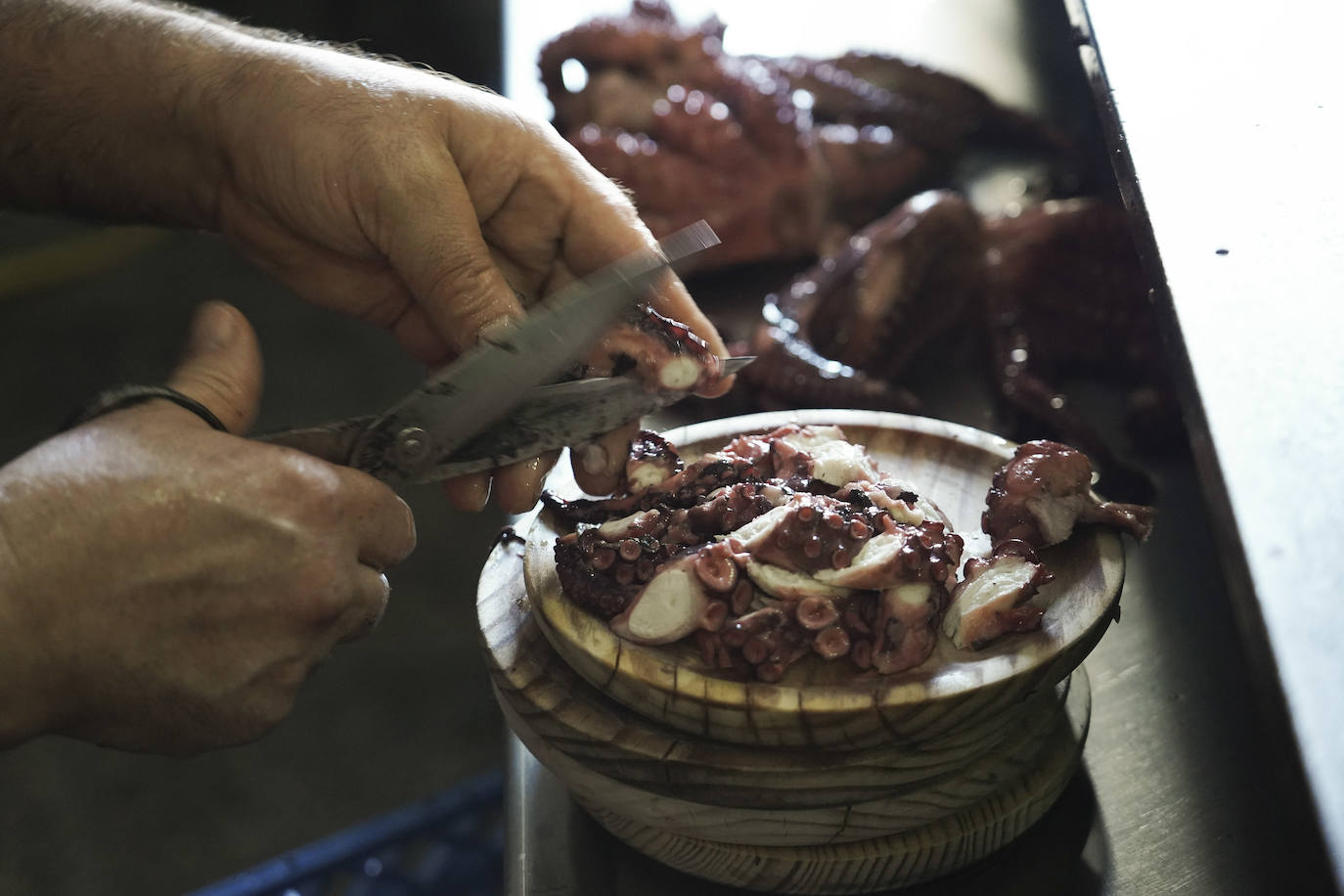 El mejor pulpo del Camino, en manos de un lacianiego