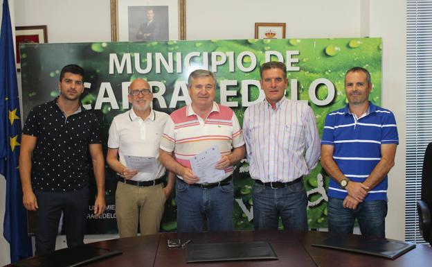 Carracedelo colabora con las figuras de calidad del Bierzo en su apuesta por el sector agroalimentario