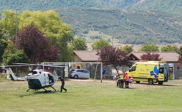 La Guardia Civil rescata a un cazador herido en una pierna en Oseja de Sajambre