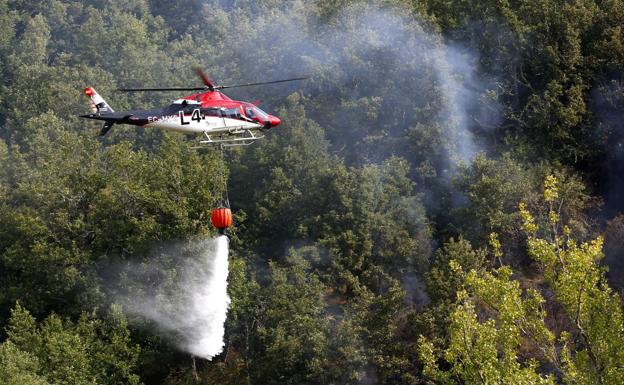 Las tormentas eléctricas provocan cinco incendios sin grandes consecuencias en la provincia