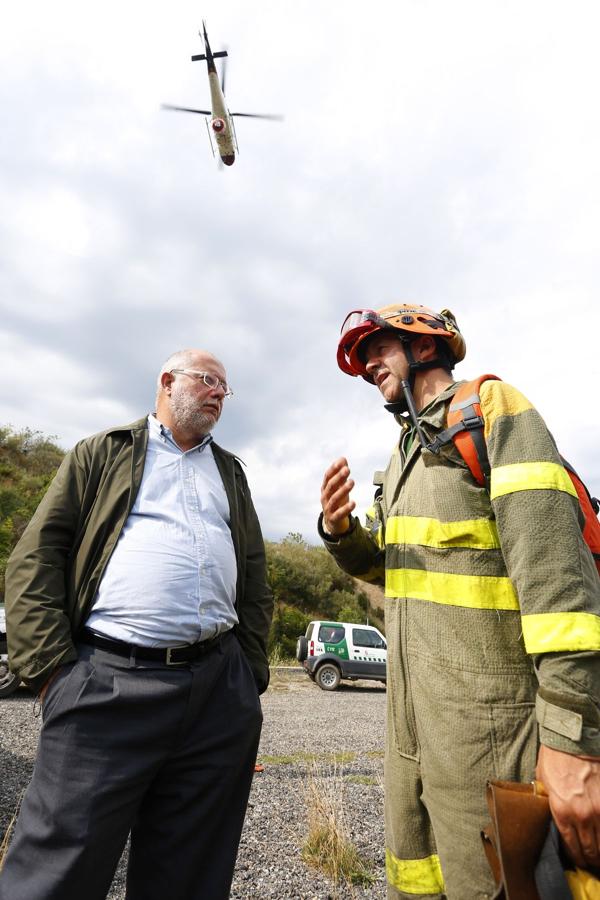 Incendio en la localidad leonesa de Horcadas