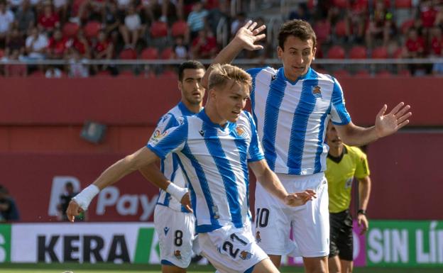 Odegaard le da la primera victoria a la Real Sociedad