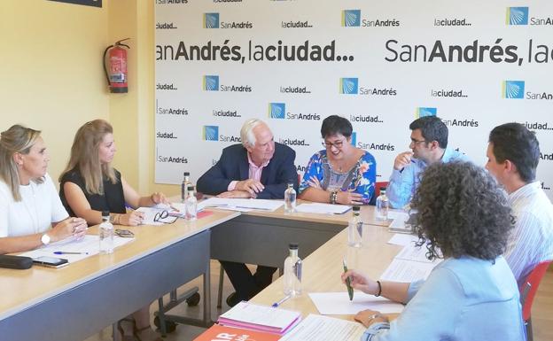 La Junta y el Ayuntamiento de San Andrés impulsarán acciones para la promoción de la salud entre la población infantil