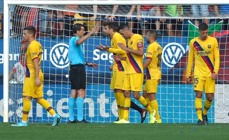 Osasuna 2-2 Barcelona, en imágenes