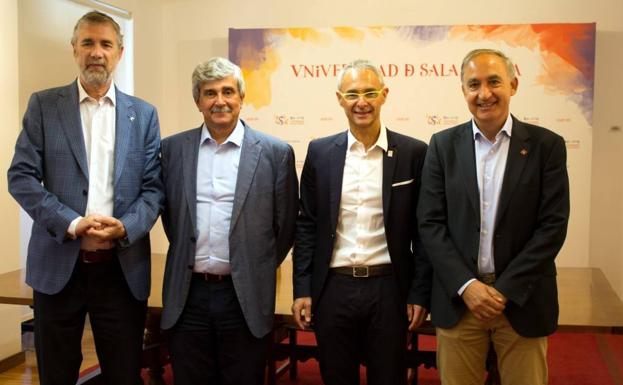 Los rectores de las universidades públicas de Castilla y León analizan en Salamanca su relación con el nuevo Gobierno de la Junta