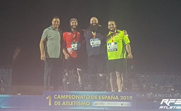 Dani Pardo repite en el podio de los Campeonatos de España